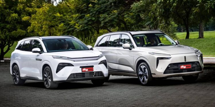 BYD Atto 8 e GWM Wey 07 são chineses com luxo de carro europeu, mas qual é melhor?