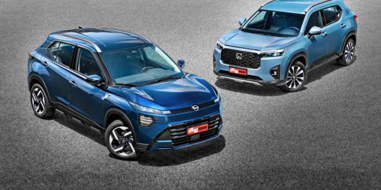 Nissan Kait é melhor que o Honda WR-V? Comparamos os novos SUVs de entrada